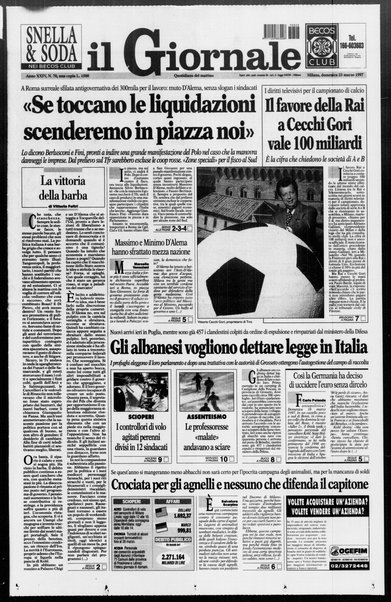 Il giornale : quotidiano del mattino